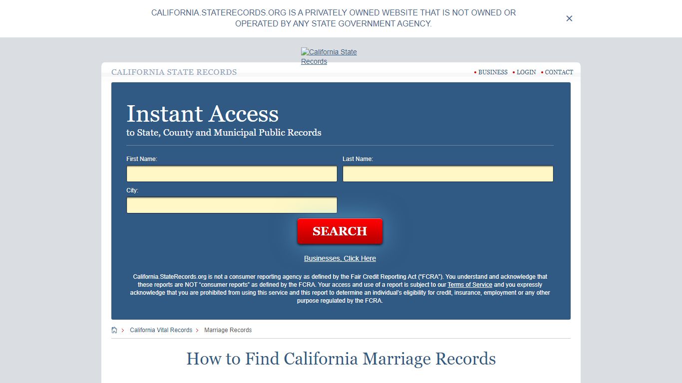 How to Find California Marriage Records